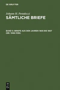 Briefe aus den Jahren 1805 bis 1807_cover