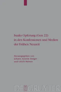 Isaaks Opferung in den Konfessionen und Medien der Frühen Neuzeit_cover