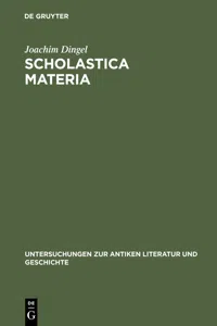 Scholastica materia_cover