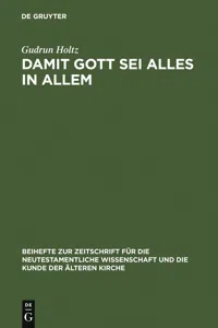 Damit Gott sei alles in allem_cover