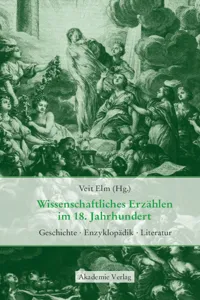 Wissenschaftliches Erzählen im 18. Jahrhundert_cover