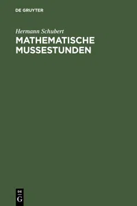 Mathematische Mußestunden_cover