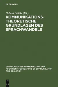 Kommunikationstheoretische Grundlagen des Sprachwandels_cover