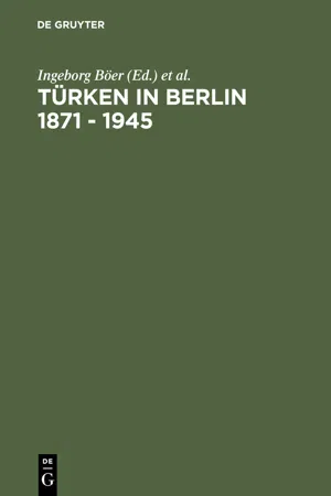 Türken in Berlin 1871 - 1945