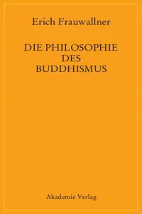 Die Philosophie des Buddhismus_cover