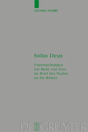 Solus Deus