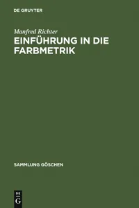 Einführung in die Farbmetrik_cover