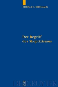 Der Begriff des Skeptizismus_cover