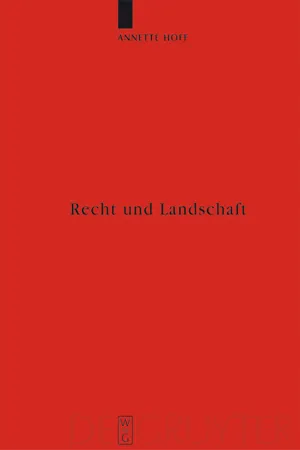 Recht und Landschaft