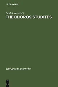 Theodoros Studites_cover