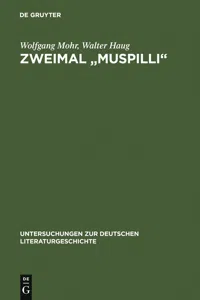 Zweimal "Muspilli"_cover