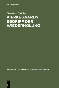 Kierkegaards Begriff der Wiederholung_cover