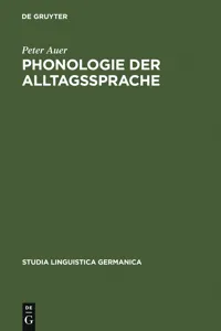 Phonologie der Alltagssprache_cover