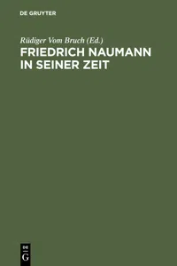 Friedrich Naumann in seiner Zeit_cover