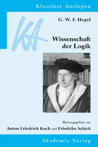 G. W. F. Hegel: Wissenschaft der Logik_cover