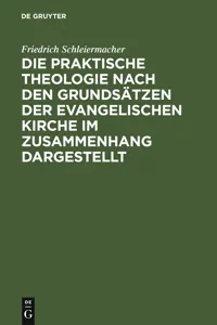 Die praktische Theologie nach den Grundsätzen der evangelischen Kirche im Zusammenhang dargestellt_cover