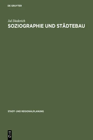 Soziographie und Städtebau