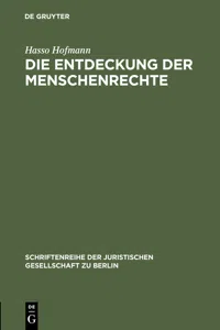 Die Entdeckung der Menschenrechte_cover