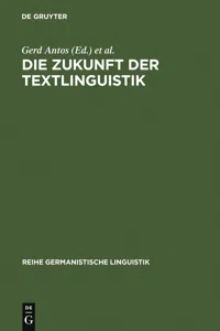 Die Zukunft der Textlinguistik_cover