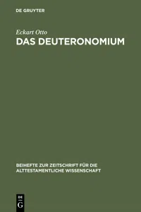 Das Deuteronomium_cover