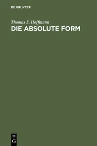 Die absolute Form_cover