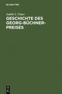 Geschichte des Georg-Büchner-Preises_cover