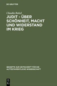 Judit – über Schönheit, Macht und Widerstand im Krieg_cover