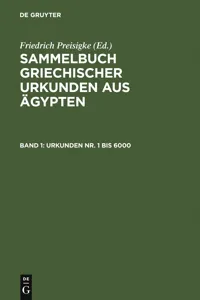 Urkunden Nr. 1 bis 6000_cover