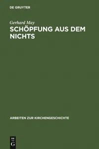 Schöpfung aus dem Nichts_cover