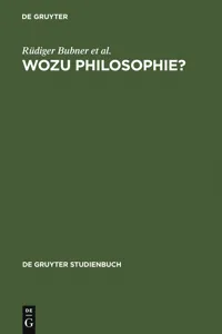 Wozu Philosophie?_cover