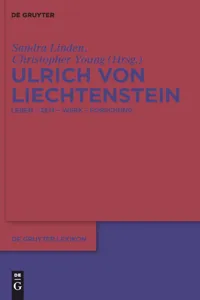 Ulrich von Liechtenstein_cover