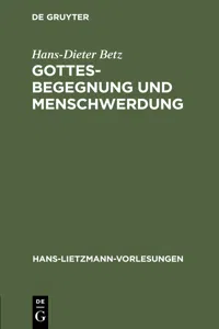 Gottesbegegnung und Menschwerdung_cover