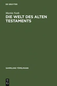 Die Welt des Alten Testaments_cover