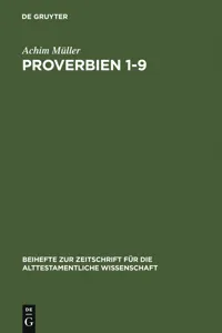 Proverbien 1-9_cover