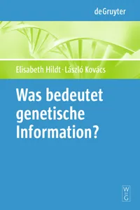 Was bedeutet "genetische Information"?_cover