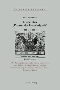 Die letzten "Priester der Gerechtigkeit"_cover