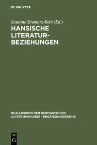 Hansische Literaturbeziehungen_cover