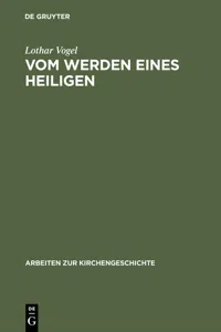 Vom Werden eines Heiligen_cover