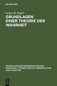 Grundlagen einer Theorie der Wahrheit_cover