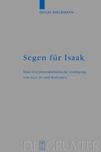 Segen für Isaak_cover