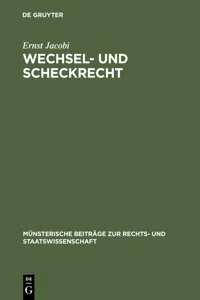 Wechsel- und Scheckrecht_cover