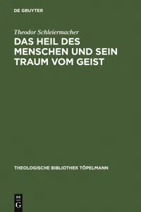 Das Heil des Menschen und sein Traum vom Geist_cover