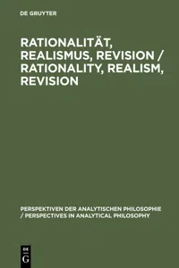 Rationalität, Realismus, Revision / Rationality, Realism, Revision_cover