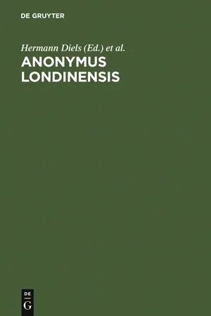 Anonymus Londinensis