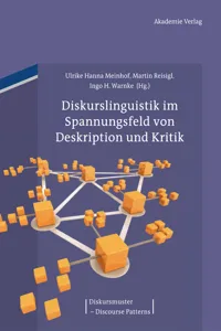 Diskurslinguistik im Spannungsfeld von Deskription und Kritik_cover