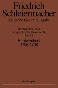 Briefwechsel 1796-1798_cover