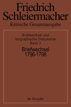 Briefwechsel 1796-1798