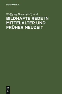 Bildhafte Rede in Mittelalter und früher Neuzeit_cover