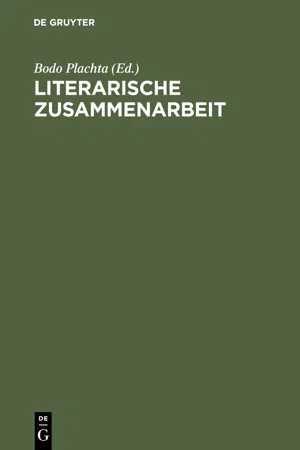 Literarische Zusammenarbeit