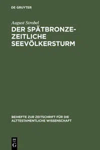 Der spätbronzezeitliche Seevölkersturm_cover